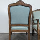 Série de 3 fauteuils de style Louis XV en chêne