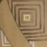 Painted canvas depicting an elegant woman from the 1950s. Contemporary.