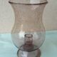 Bubble glass candlestick