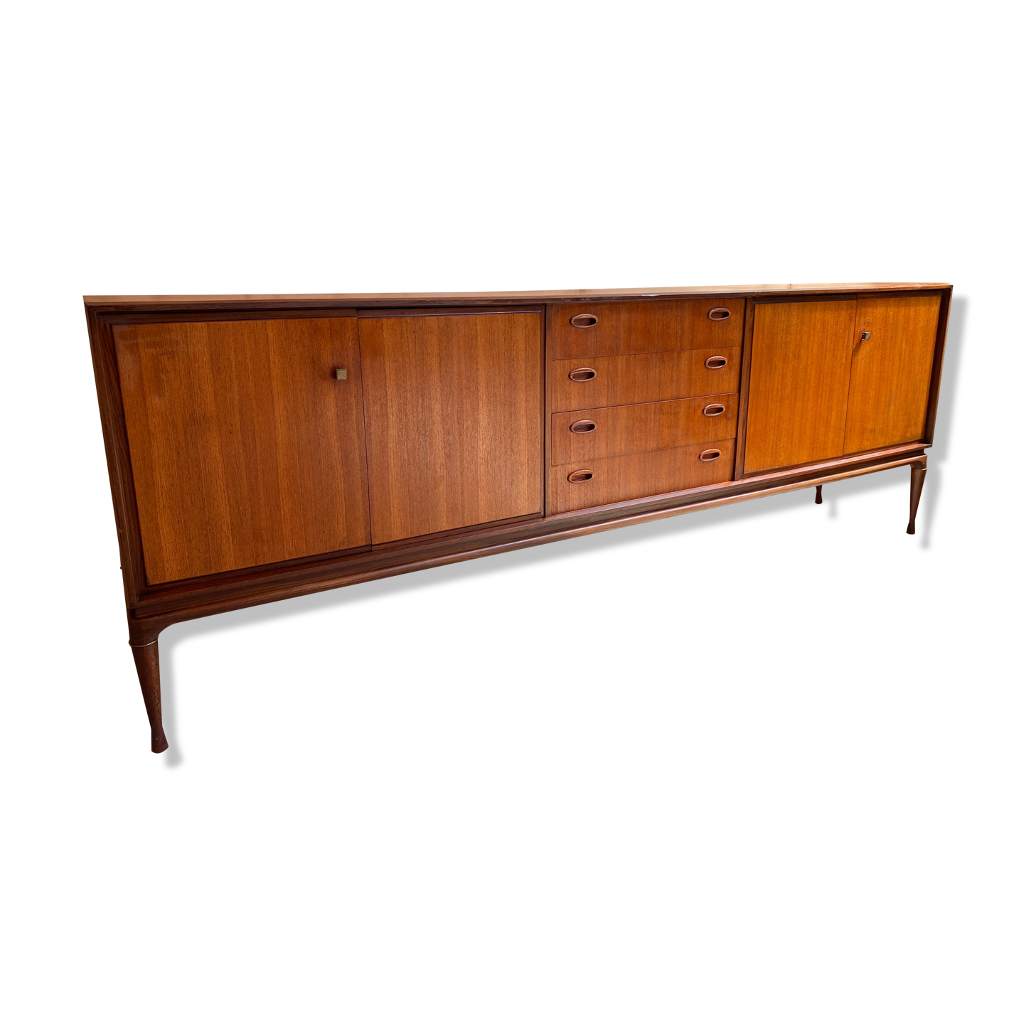 Vintage Scandinavian Danish teak sideboard, 1960s