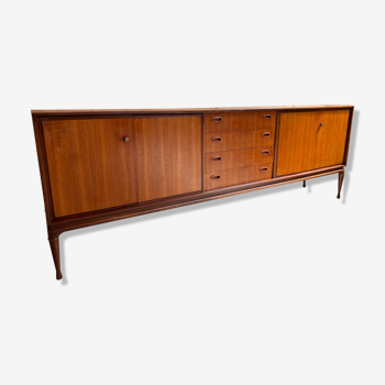 Vintage Scandinavian Danish Teak Sideboard, 1960s