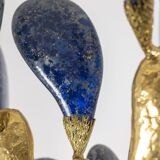 Jacques Duval Brasseur, Large golden brass cactus sculpture. 1992