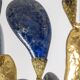 Jacques Duval Brasseur, Large golden brass cactus sculpture. 1992