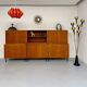 Antique 1950s vintage designer oak modular sideboard