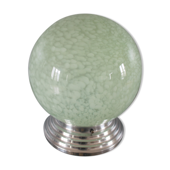 Chichy art deco opaline globe ceiling