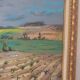 Vintage oil painting on canvas