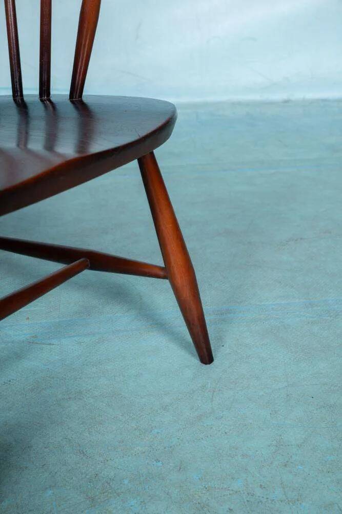 Ercol model 472 fireplace chair from the 1960s in beech.