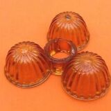 1930s Molded and colored glass condiment spinner