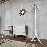Teak chest of drawers and white Formica drawers - 1970s