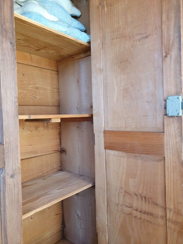 Small Parisian cabinet raw wood