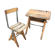 Bureau pupitre d'écolier avec sa chaise vintage