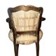 Fauteuil de style Louis XV en bois