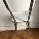 Chaise Formica blanche