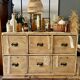 Workshop cabinet with drawers