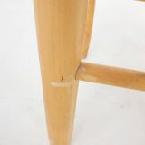 Set of two vintage rattan bar stools, The Netherlands 1970's