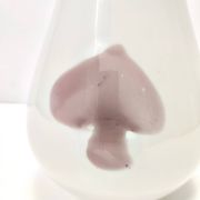 White Murano Glass Vase attr. to Dino Martens for Aureliano Toso