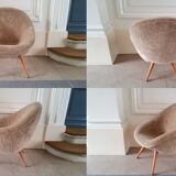 Fauteuil oeuf egg année 50