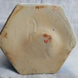 Blue ceramic hot water bottle