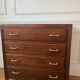 Commode en bois massif vintage années 60