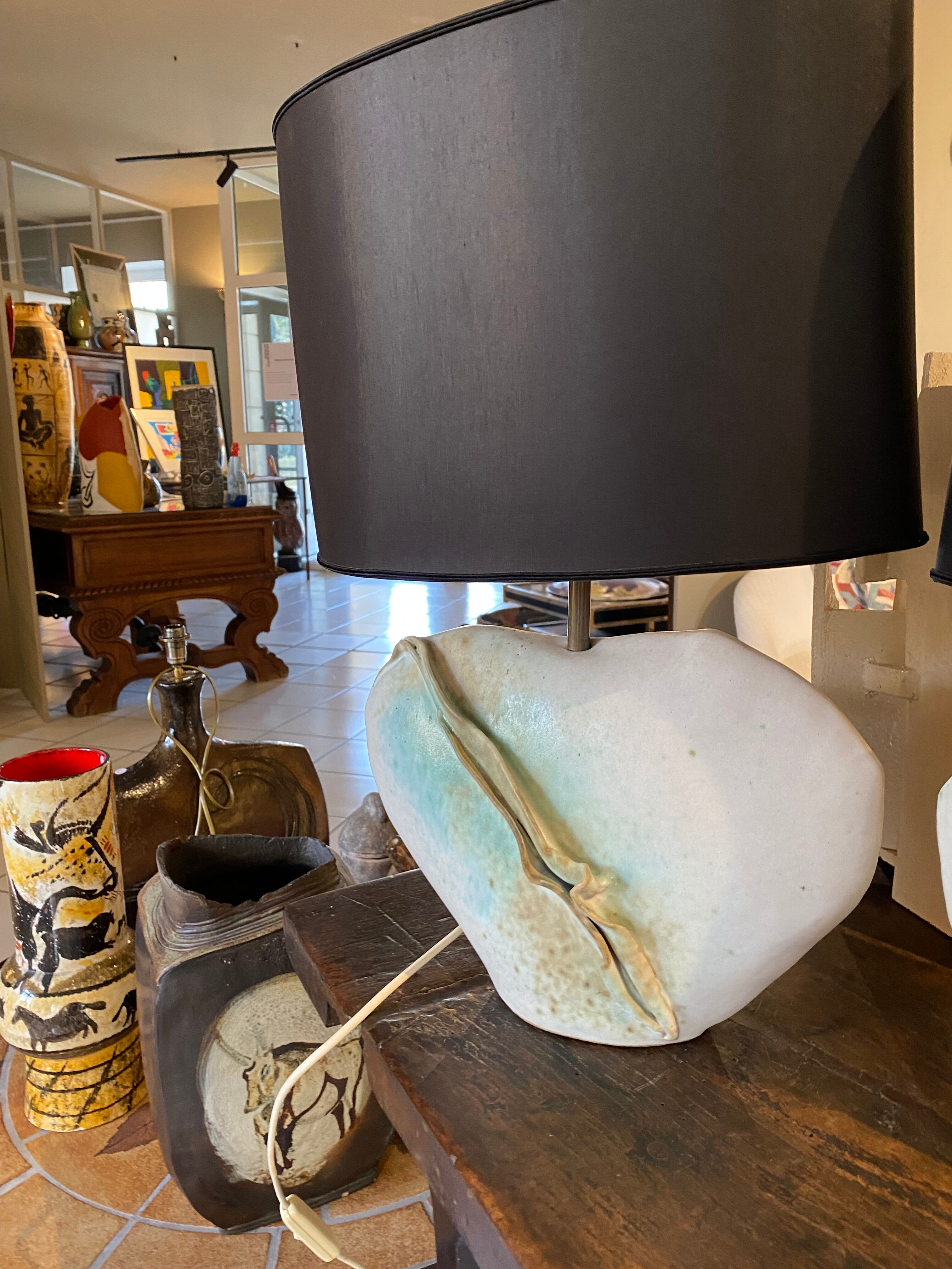 Pair of vintage porcelain lamps