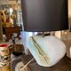 Pair of vintage porcelain lamps