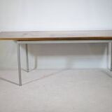 Mid-Century Behr Desk in Walnut with 2 Drawer Containers, Germany, 1970s