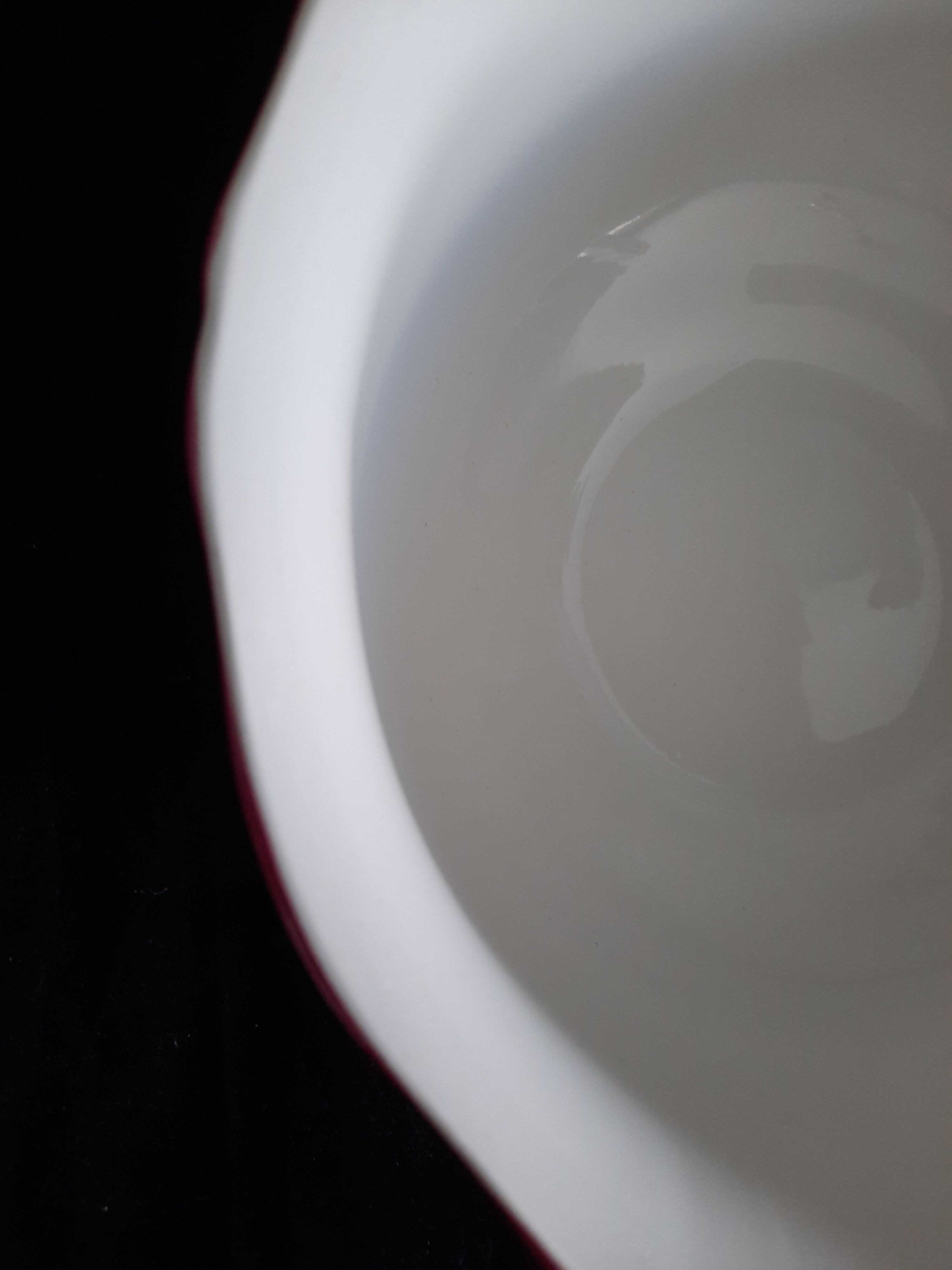 Ceramic salad bowl Old Saint-Amand – floral decoration – very good condition