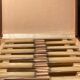 Set of 12 stainless steel and bakelite knives
