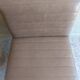 Chauffeuse fauteuil vintage en chrome/skaï