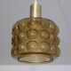 Vintage hanging lamp in 1960 shaded glass