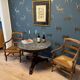 Antique gueridon table with marble top