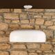 Hanging lamp Smithfield in white lacquered aluminium designed by Jasper Morrison