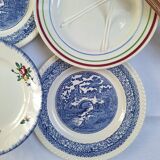 Flat plates Gien, Sarreguemines, Digoin