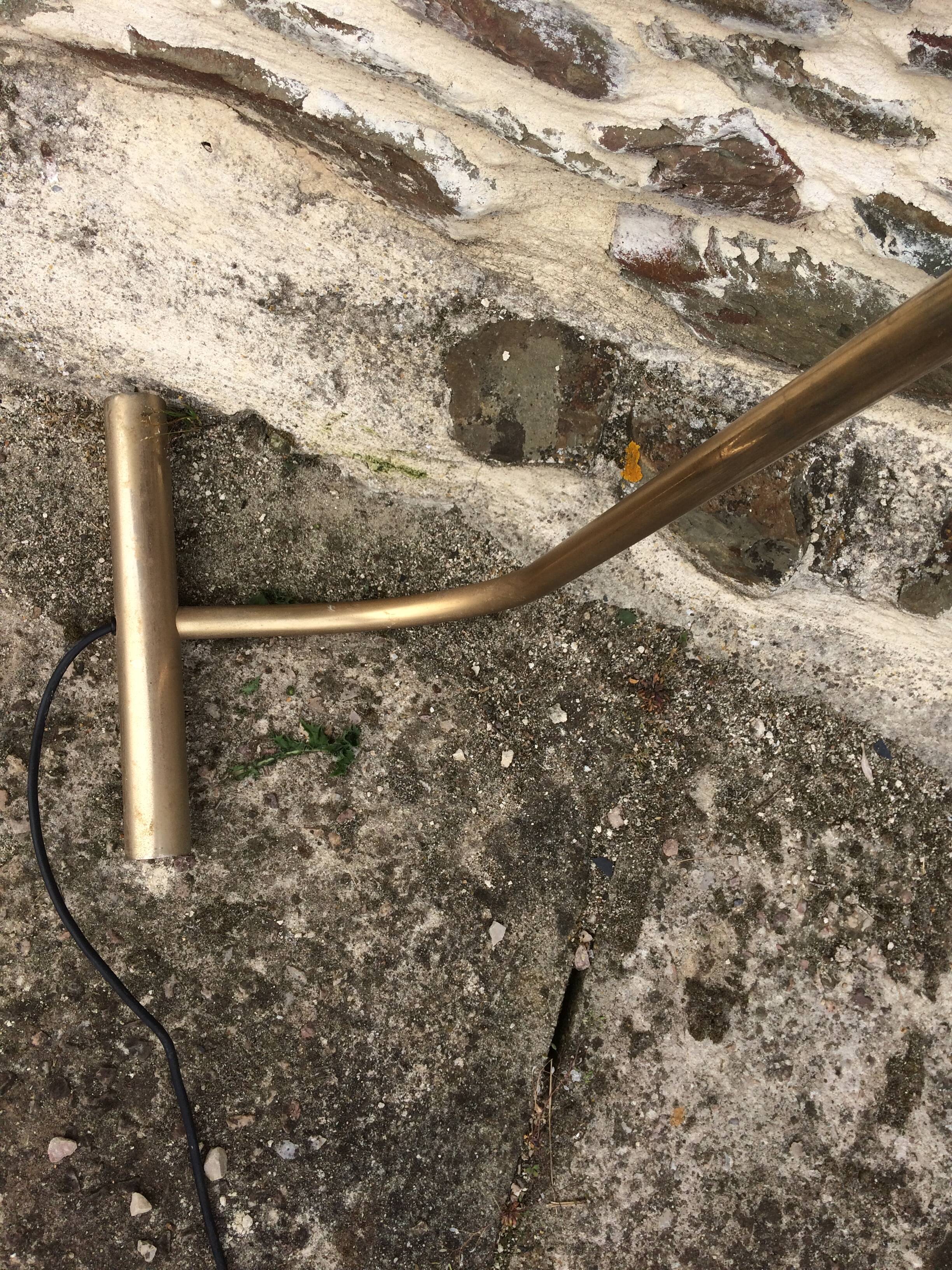 Vintage sliding floor lamp