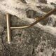 Vintage sliding floor lamp
