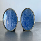 Pair of oval frames