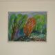 Huile sur toile suédoise "Arbres" par Hernek