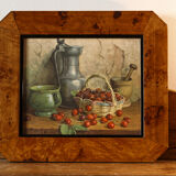 Still life, art deco frame