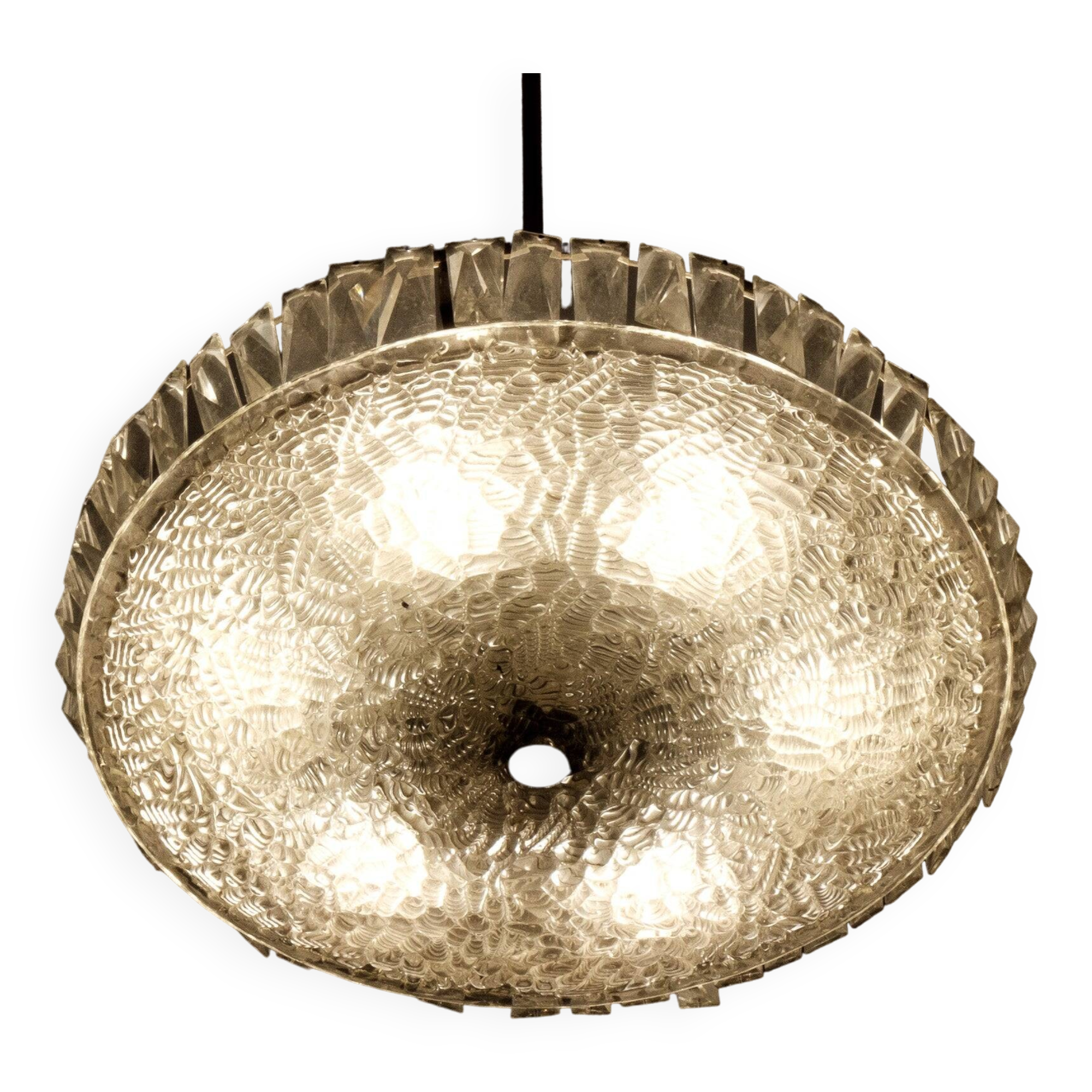 Mid-Century Bakalowits & Söhne Chandelier from 1950's Austria