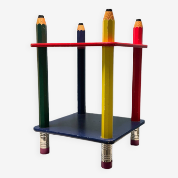 Table de chevet de nuit crayon par Pierre Sala