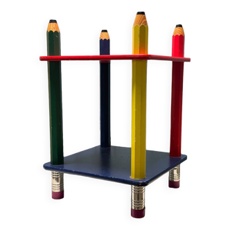 Pencil nightstand by Pierre Sala