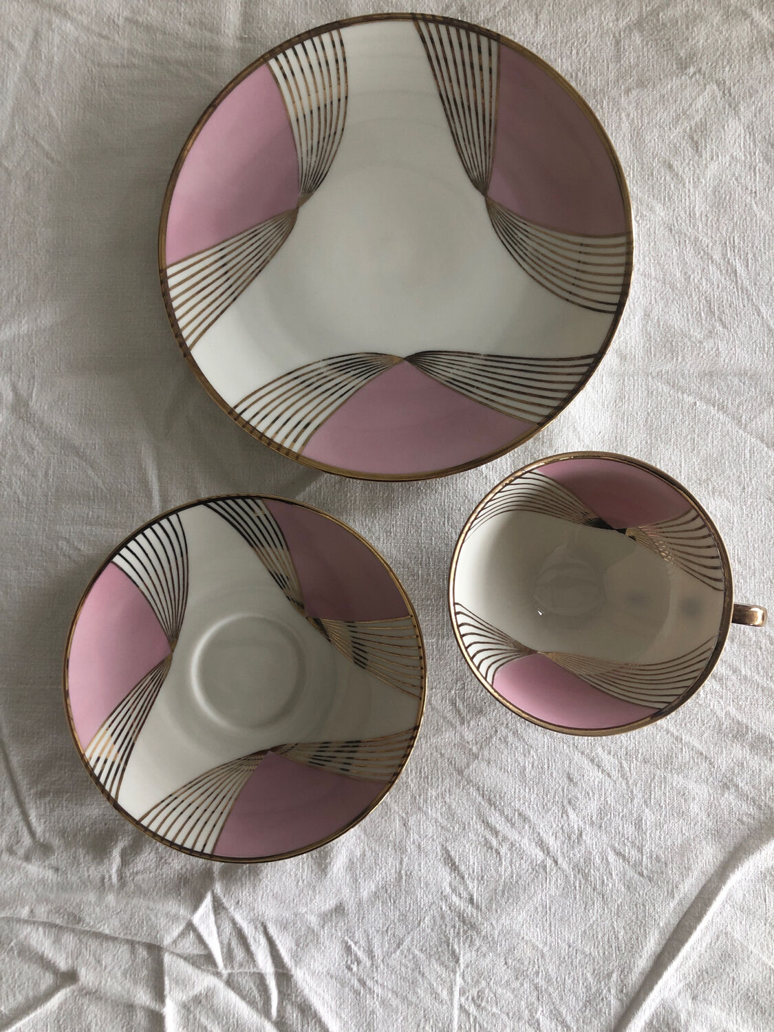Set for tea cups under cups plates Bavaria Germany