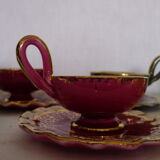 Series of 6 cups and colorful 60s cups