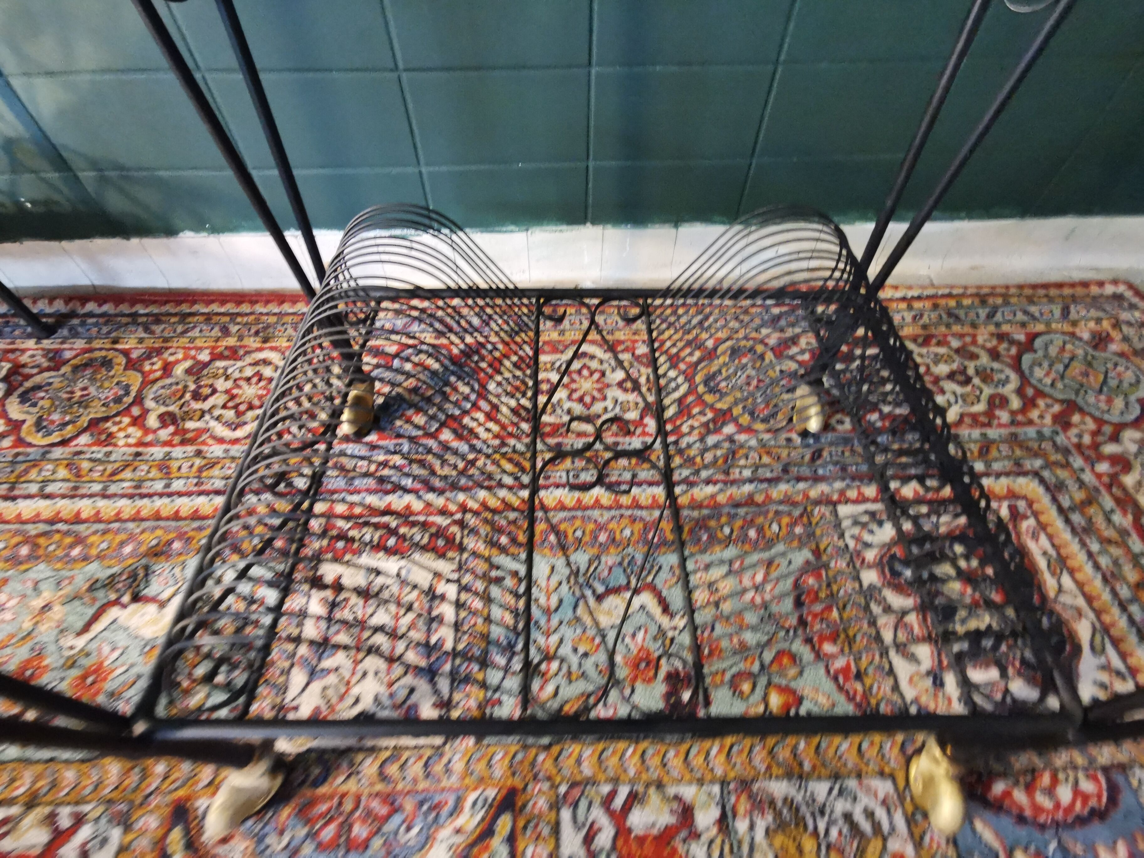 Porte vynile en fer forgé modèle cœur