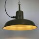 Vintage Green Army Pendant Lamp, 1960s