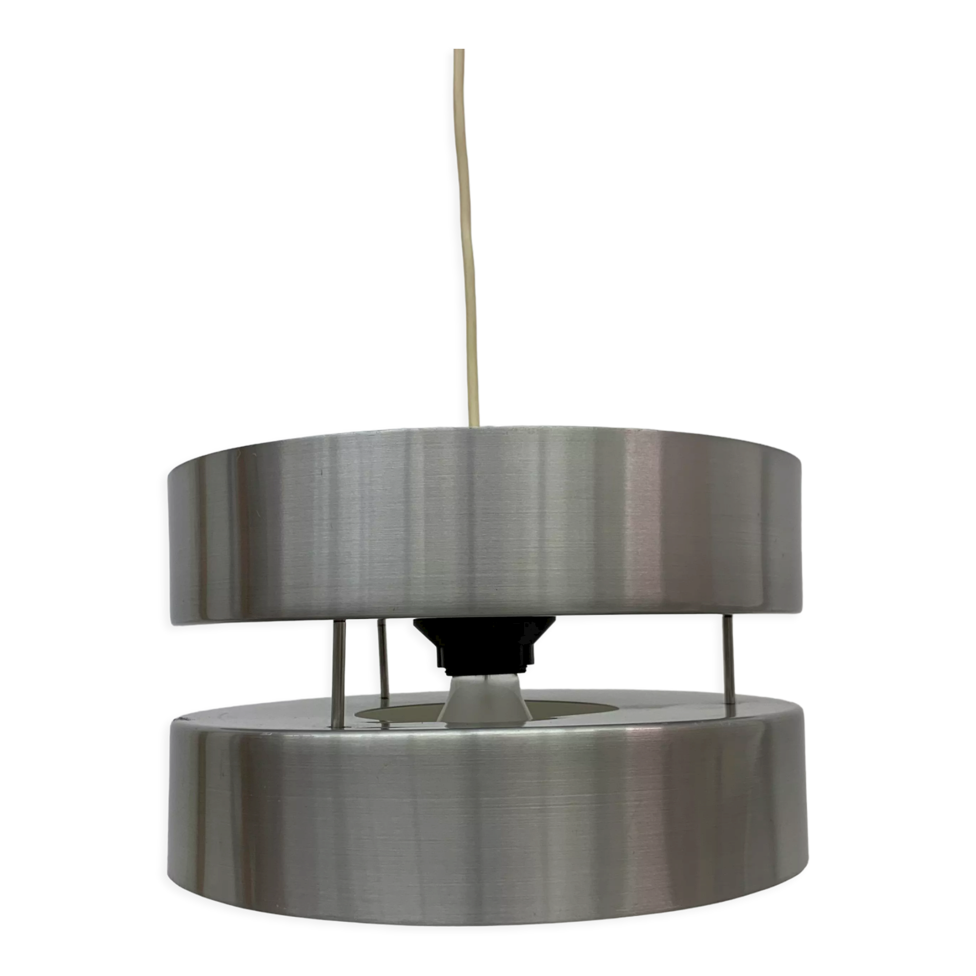 Hanging lamp aluminium design , 1960