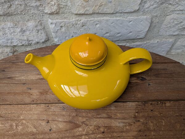 Théière jaune année 60/70 série Pop Design Inger Persson Rörstrand Sweden