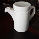 White porcelain teapot