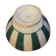 Old green and white digoin brand bowl