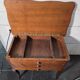 Oak bedside table in Louis XV style